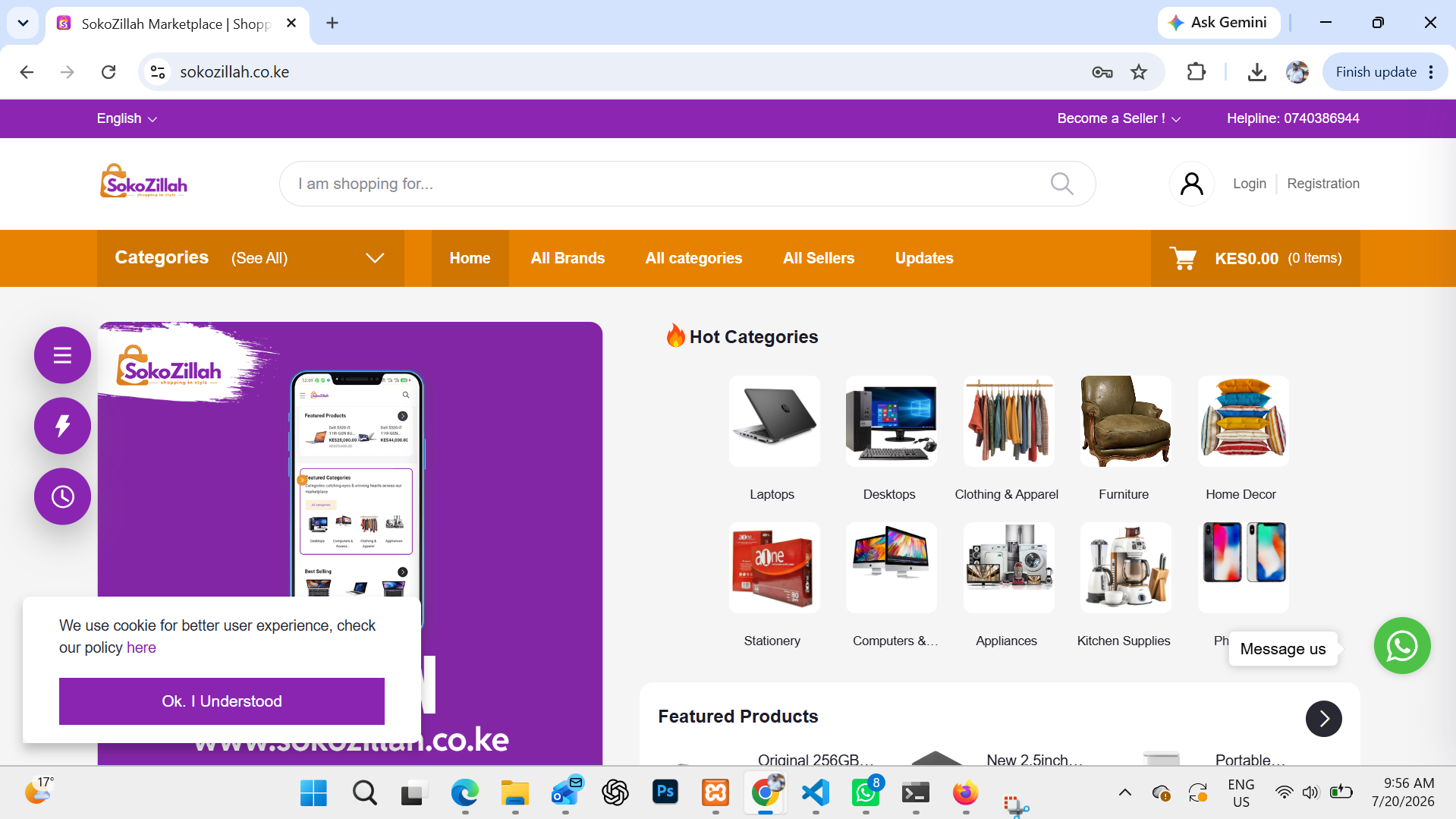 SokoZillah MarketPlace (Multivendor E-Commerce )